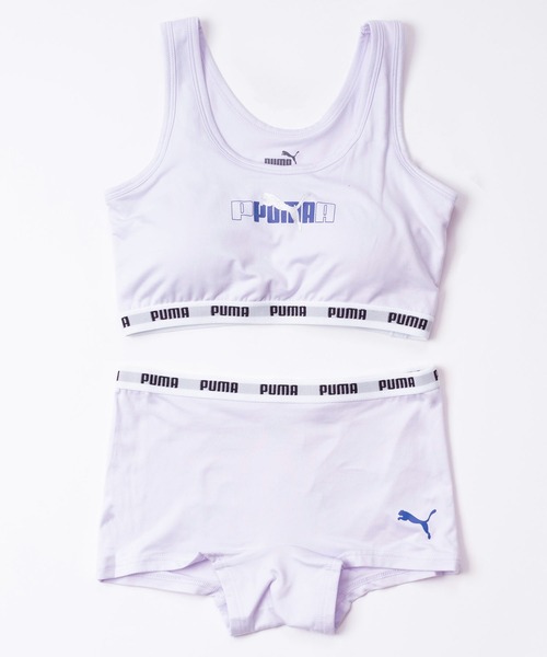 PUMA プーマ 子供用 スポーツブラ ブランドロゴ 吸水速乾 抗菌防臭