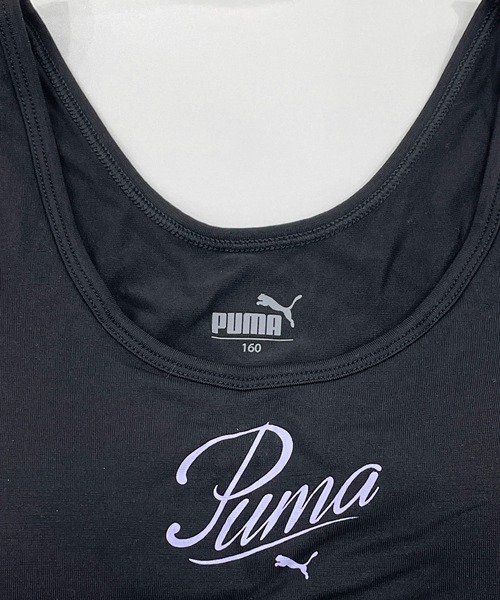 PUMA プーマ 子供用 スポーツブラ ブランドロゴ 吸水速乾 抗菌防臭