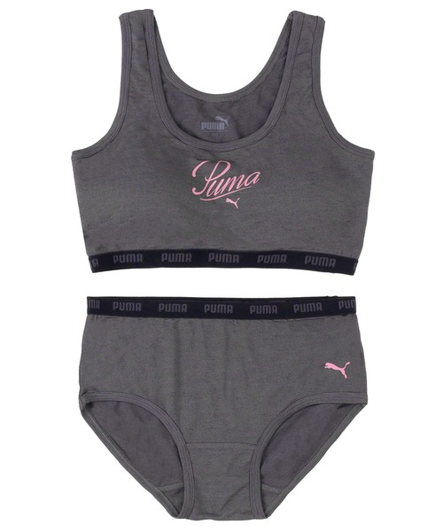 PUMA プーマ 子供用 スポーツブラ ブランドロゴ 吸水速乾 抗菌