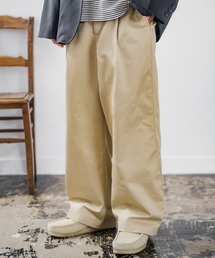 improves | 【UAU】ワイド イージー チノスラックス(スラックス)