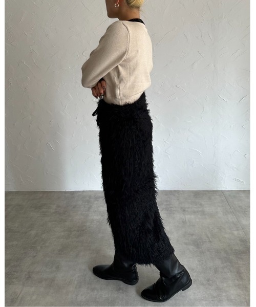 シャギーニットスカート（スカート）｜leimn（レイムン）