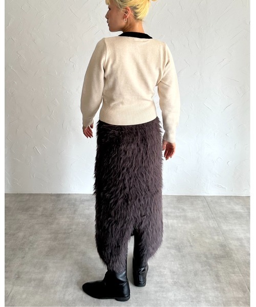 シャギーニットスカート（スカート）｜leimn（レイムン）