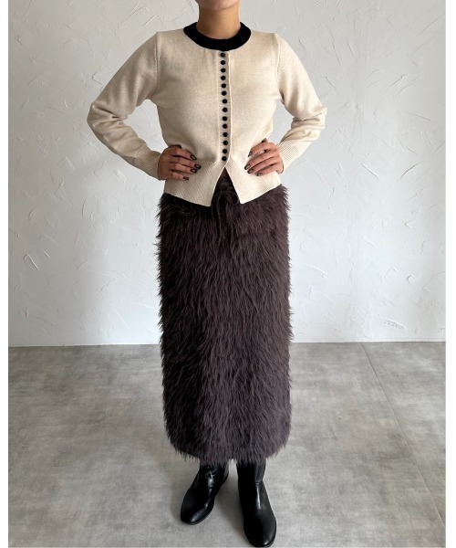 シャギーニットスカート（スカート）｜leimn（レイムン）