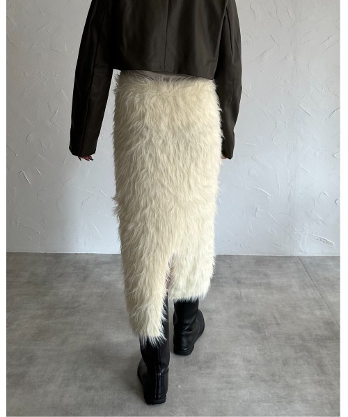 シャギーニットスカート（スカート）｜leimn（レイムン）