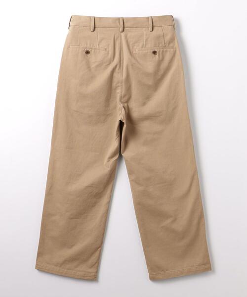 green label relaxing（グリーンレーベルリラクシング）の「ソフトツイル ワイドストレート パンツ（その他パンツ・メンズ・ブラック/ダークグレー/ベージュ・XL/L/S/M）」の22枚目の写真