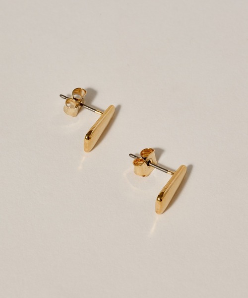 novice(ノーヴィス)の「【novice】Mini Nuance Plate Pierce(ピアス(両耳用)・レディース・ゴールド/シルバー・FREE)」の5枚目の写真