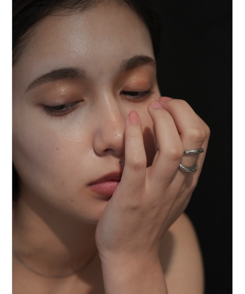 LENERA(レネラ)の「デザイン リング 2連 重ね付け ゴールド シルバー(リング・レディース・シルバー/シルバー×ゴールド・11号)」の10枚目の写真