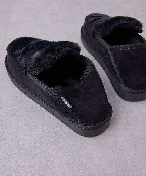 ear PAPILLONNER（イアパピヨネ）の「【MEI(メイ)】モカシン/ファースリッポン（スリッポン・レディース・ベージュ/ブラック・MEDIUM/LARGE）」の9枚目の写真