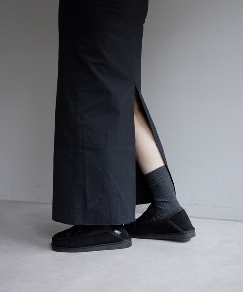 ear PAPILLONNER（イアパピヨネ）の「【MEI(メイ)】モカシン/ファースリッポン（スリッポン・レディース・ベージュ/ブラック・MEDIUM/LARGE）」の11枚目の写真