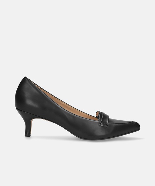 MAMIAN(マミアン)の「ローファースタイル パンプス (5.0cmヒール)(パンプス・レディース・ブラック/シルバー/パイソン/ブラック×ホワイト/ブラウン/ベージュ系その他/アッシュブラウン/シルバー系その他・25.0cm/24.0cm/24.5cm/22.5cm/23.0cm/23.5cm)」の21枚目の写真