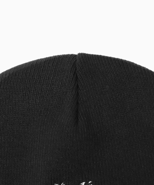 LONELY/論理（ロンリー）の「LONELY(論理)/ロンリー TATE LOGO” BEANIE ビーニー（ニットキャップ/ビーニー・メンズ・ブラック/ネイビー・FREE）」の3枚目の写真