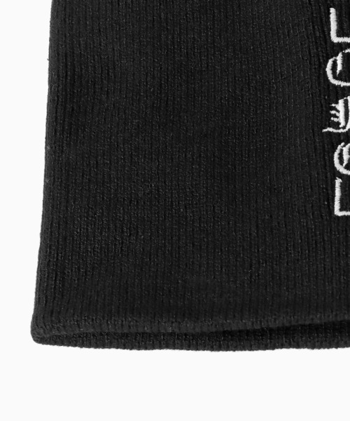 LONELY/論理（ロンリー）の「LONELY(論理)/ロンリー TATE LOGO” BEANIE ビーニー（ニットキャップ/ビーニー・メンズ・ブラック/ネイビー・FREE）」の5枚目の写真