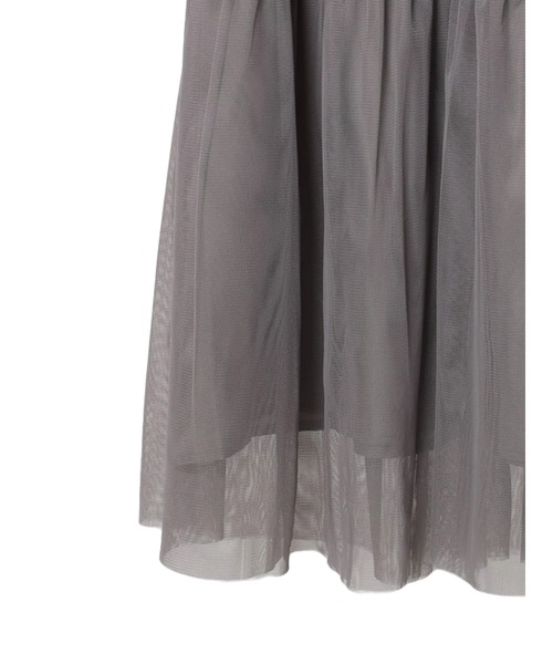 earth music&ecology（アースミュージックアンドエコロジー）の「ティアードチュールスカート（スカート・レディース・ブラック/グレー/ライトベージュ・FREE）」の16枚目の写真