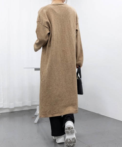 Miniministore(ミニミニストア)の「ニットベスト&カーディガン セットアップ(アンサンブル・レディース・ブラック/ブラウン/ベージュ/モカ/ダークグレー・フリー)」の19枚目の写真