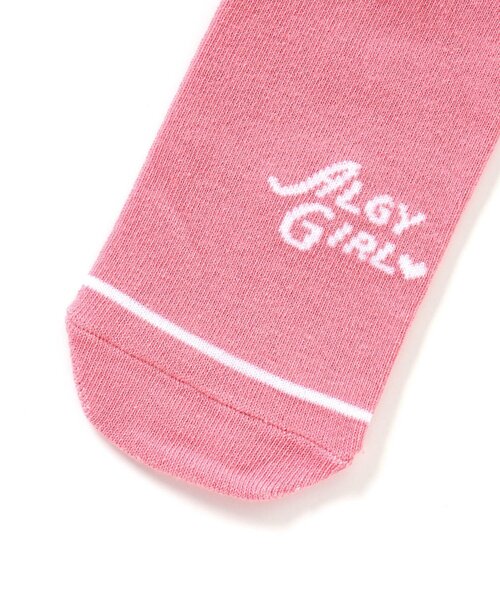 algy（アルジー）の「リブロゴショートソックス（ソックス/靴下・キッズ・サックスブルー/ピンク/グリーン・21/24）」の6枚目の写真