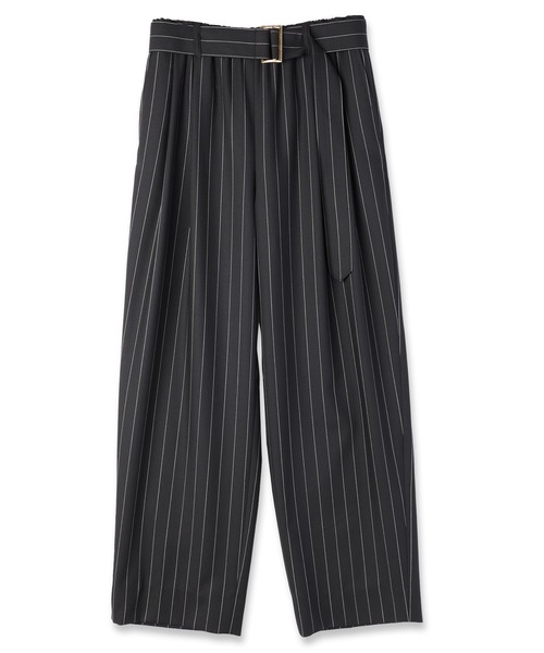 CULLNI /24SS/ ストライプタックワイドパンツ 0d3b35c627d63dca78ac7edc352276
