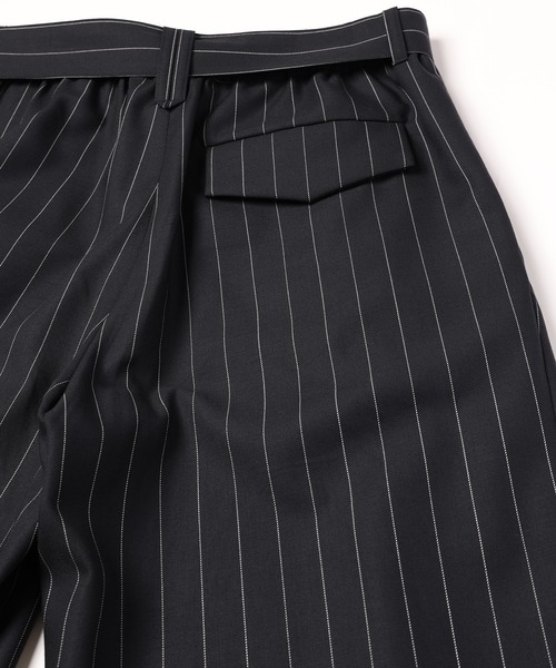CULLNI（クルニ）の「24-SS-015B / Stripe Twill 2 Tuck Wide