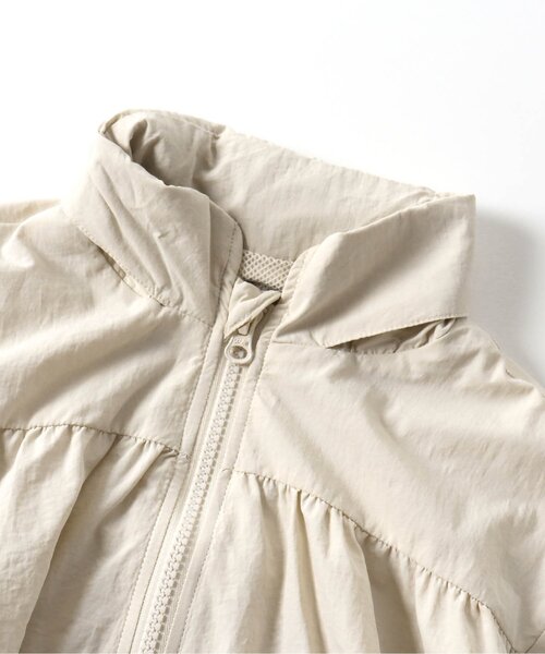 セール】【フード収納可】ティアードウィンドブレーカー_撥水加工
