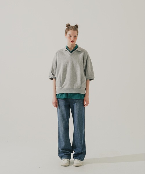 WV PROJECT(ダブリューブイプロジェクト)の「【WV PROJECT】Sunblue Wide Denim Pants / JJLP7567(デニムパンツ・メンズ・ブルー/ブルー系・LL/M/L/3L)」の6枚目の写真