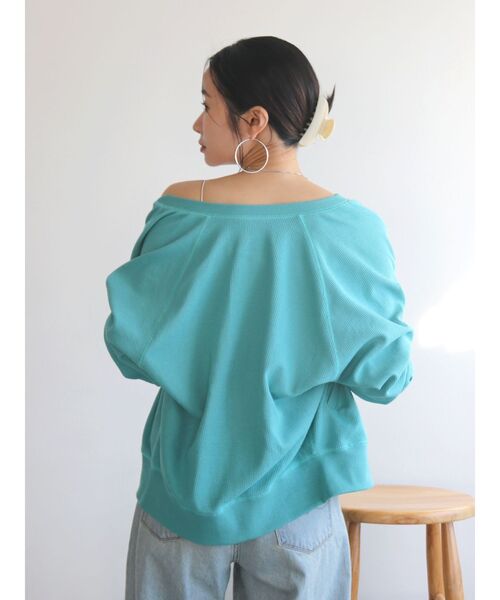 Ungrid（アングリッド）の「スリーブボリュームカットカーデ（カーディガン/ボレロ・レディース・アイボリー/チャコールグレー/ブルー・FREE）」の9枚目の写真