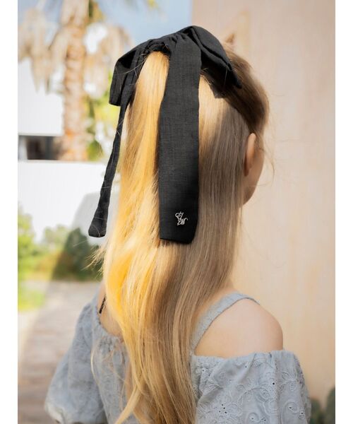 EATME（イートミー）の「BIGリボンシュシュ（シュシュ・レディース・ブラック・FREE）」の2枚目の写真