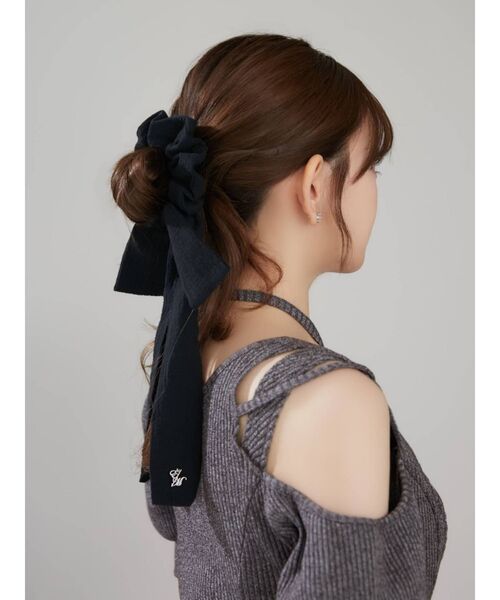 EATME（イートミー）の「BIGリボンシュシュ（シュシュ・レディース・ブラック・FREE）」の5枚目の写真