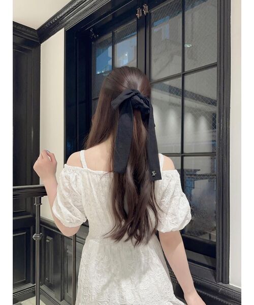 EATME（イートミー）の「BIGリボンシュシュ（シュシュ・レディース・ブラック・FREE）」の9枚目の写真