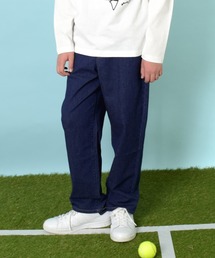 GLAZOS | ストレッチデニム・ワイドテーパードパンツ(その他パンツ)