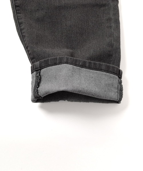 GLAZOS（グラソス）の「ストレッチデニム・ワイドテーパードパンツ（その他パンツ・キッズ・ブラック/ライトブルー/ブルー・170cm/160cm/150cm/140cm）」の9枚目の写真