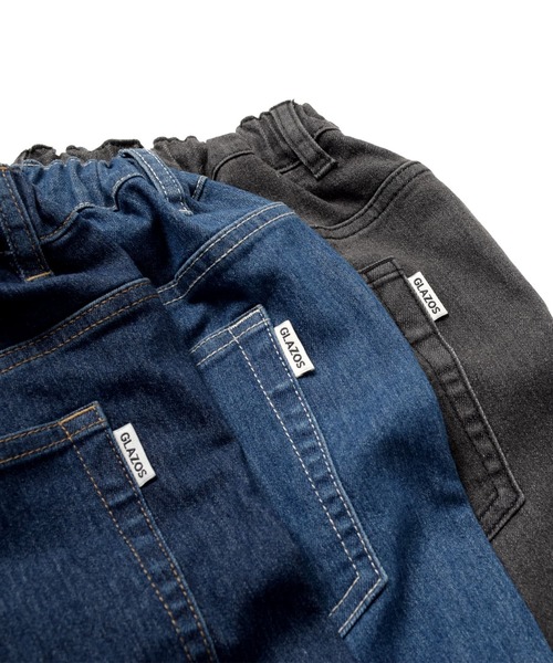 GLAZOS（グラソス）の「ストレッチデニム・ワイドテーパードパンツ（その他パンツ・キッズ・ブラック/ライトブルー/ブルー・170cm/160cm/150cm/140cm）」の12枚目の写真