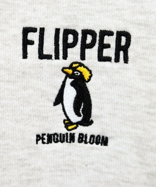 Burner(バーナー)の「【GROOVY STORE】ワンポイントアニマル刺繍 裏毛スウェットクルー(スウェット・メンズ・ネイビー/ブラック/ホワイト/サックスブルー・L/M/LL)」の5枚目の写真