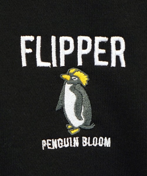 Burner(バーナー)の「【GROOVY STORE】ワンポイントアニマル刺繍 裏毛スウェットクルー(スウェット・メンズ・ネイビー/ブラック/ホワイト/サックスブルー・L/M/LL)」の7枚目の写真