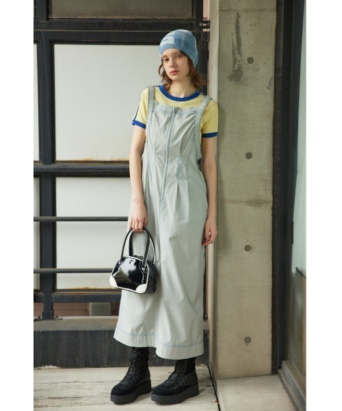 クレイミー Drost Shoulder Gather Dress ロングワンピ Crayme,
