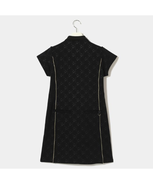 VIVA HEART(ビバハート)の「【VIVA HEART/GOLF】ストレッチスムースエンボスワンピース(ワンピース・レディース・ブラック/アイボリー・42/38/40)」の11枚目の写真