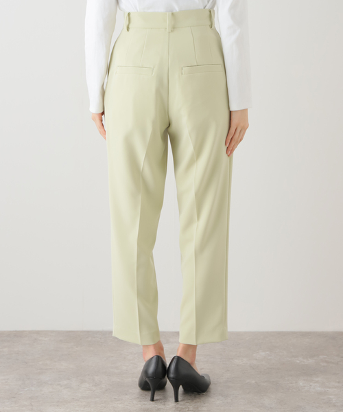 SLOBE IENA（スローブイエナ）の「ダブルクロスセンタープレスパンツ（その他パンツ・レディース・グリーン/ホワイト・38/36）」の14枚目の写真