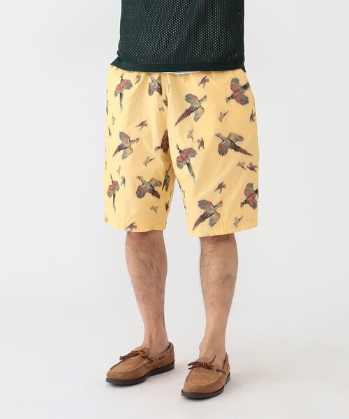 BEAMS PLUS（ビームスプラス）の「BEAMS PLUS / カット ジャカード イージー ショーツ（その他パンツ・メンズ・イエロー/グリーン・L/M/S/XL）」の6枚目の写真