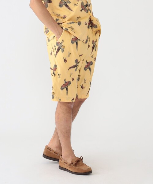 BEAMS PLUS（ビームスプラス）の「BEAMS PLUS / カット ジャカード イージー ショーツ（その他パンツ・メンズ・イエロー/グリーン・L/M/S/XL）」の8枚目の写真