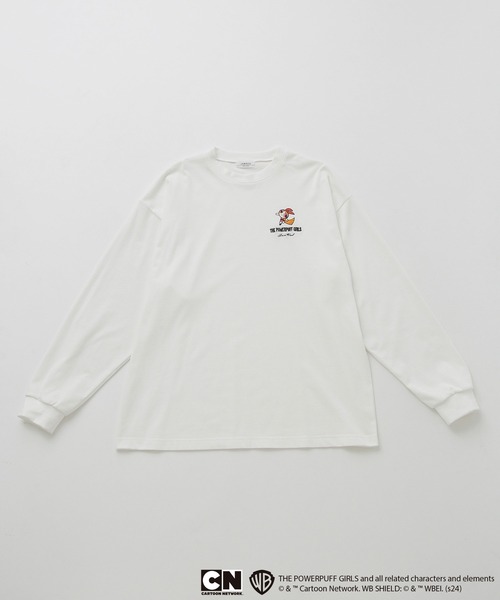 JUNRED（ジュンレッド）の「THE POWERPUFF GIRLS / パワーパフ ガールズ  ロングスリーブTシャツ（Tシャツ/カットソー・メンズ・チャコールグレー/オフホワイト/ブルー・L/M）」の10枚目の写真