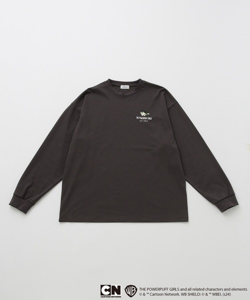 JUNRED（ジュンレッド）の「THE POWERPUFF GIRLS / パワーパフ ガールズ  ロングスリーブTシャツ（Tシャツ/カットソー・メンズ・チャコールグレー/オフホワイト/ブルー・L/M）」の12枚目の写真