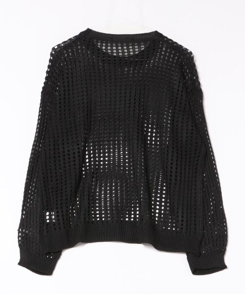 Ritzy(リッツィー)の「オーバーサイズ かぎ編みトップス(その他トップス・レディース・カーキ/ブラック/ホワイト/チャコールグレー・FREE)」の5枚目の写真