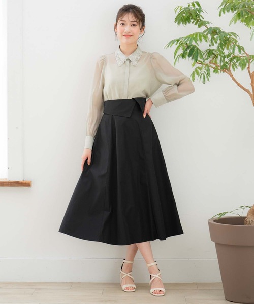 NOELA（ノエラ）の「襟モチーフブラウス（シャツ/ブラウス・レディース・ライトグリーン/ベージュ/オフホワイト・フリー）」の15枚目の写真