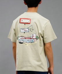 CHUMS | CHUMS/チャムス Tシャツ 半袖 ファクトリー 工場モチーフ バックプリント クルーネック CH01-2352(Tシャツ/カットソー)