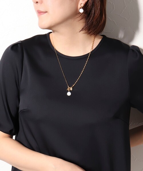 NOLLEY’S（ノーリーズ）の「2ボールチェーンネックレス（ネックレス・レディース・ゴールド/シルバー・FREE）」の13枚目の写真