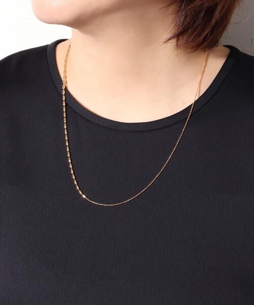 NOLLEY’S（ノーリーズ）の「2ボールチェーンネックレス（ネックレス・レディース・ゴールド/シルバー・FREE）」の7枚目の写真