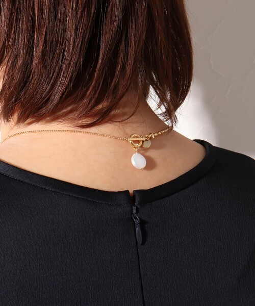 NOLLEY’S（ノーリーズ）の「2ボールチェーンネックレス（ネックレス・レディース・ゴールド/シルバー・FREE）」の8枚目の写真