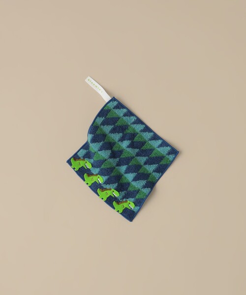 こども ビームス（コドモビームス）の「bloomie’s / こども タオル ミニ（ハンカチ/ハンドタオル・キッズ・ネイビー/ピンク/サックスブルー・ONE SIZE）」の2枚目の写真