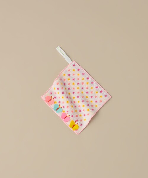 こども ビームス（コドモビームス）の「bloomie’s / こども タオル ミニ（ハンカチ/ハンドタオル・キッズ・ネイビー/ピンク/サックスブルー・ONE SIZE）」の3枚目の写真