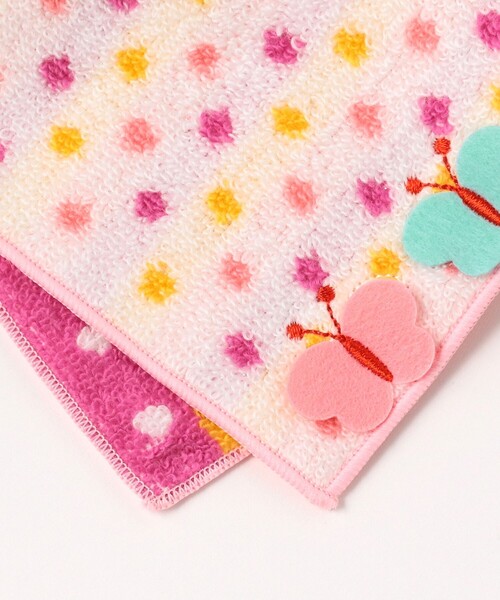 こども ビームス（コドモビームス）の「bloomie’s / こども タオル ミニ（ハンカチ/ハンドタオル・キッズ・ネイビー/ピンク/サックスブルー・ONE SIZE）」の5枚目の写真