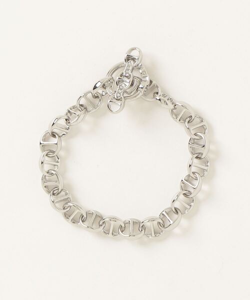 SILVER BULLET（シルバーバレット）の「『SBLT』ユニセックス アンカーデザイン ブレスレット（ブレスレット・レディース・シルバー・20/18/22）」の3枚目の写真