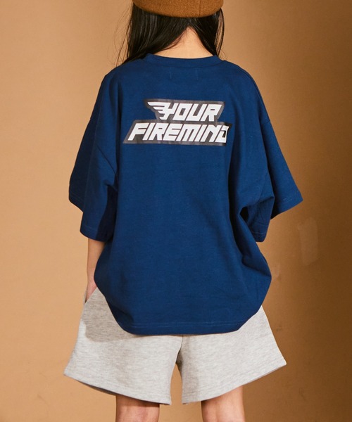 PAIRMANON STREET(ペアマノンストリート)の「【PAIRMANON STREET】アソート バックプリント ビッグシルエット 半袖 Tシャツ(Tシャツ/カットソー・キッズ・ブラック系その他2/ブルー系その他2/イエロー系その他/ブラック系その他/ブラック系その他3/ベージュ系その他3/ホワイト系その他2/ブルー系その他/レッド系その他/ブラック系その他4/ホワイト系その他/ベージュ系その他/ベージュ系その他2・100/150/130/140/90/110/120)」の10枚目の写真